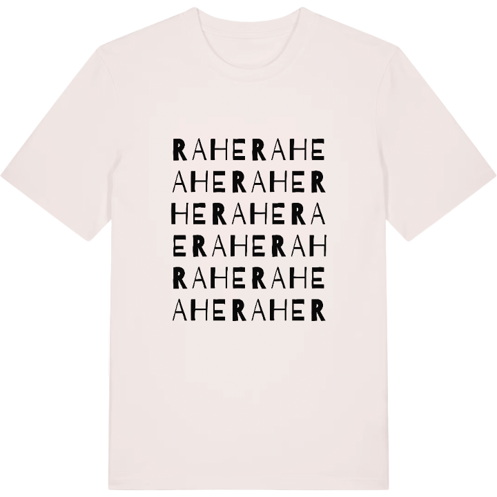 Rahe wordplay t-shirt – t-shirt from PinShirt
