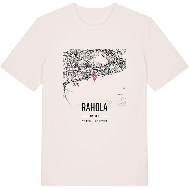 Rahola map t-shirt – t-shirt from PinShirt