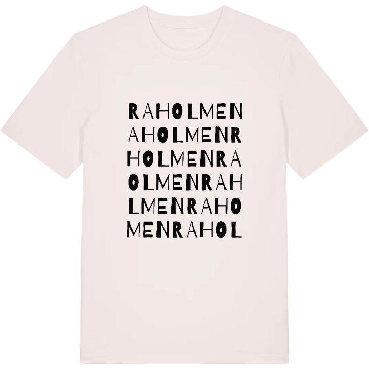 Raholmen wordplay t-shirt – t-shirt from PinShirt