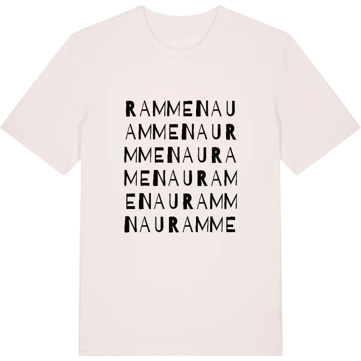 Rammenau wordplay t-shirt – t-shirt from PinShirt