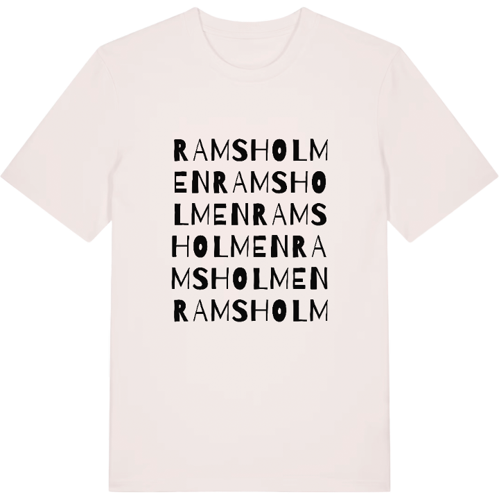 Ramsholmen wordplay t-shirt – t-shirt from PinShirt