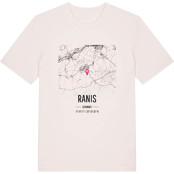 Ranis map t-shirt – t-shirt from PinShirt