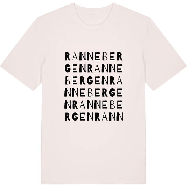 Rannebergen wordplay t-shirt – t-shirt from PinShirt