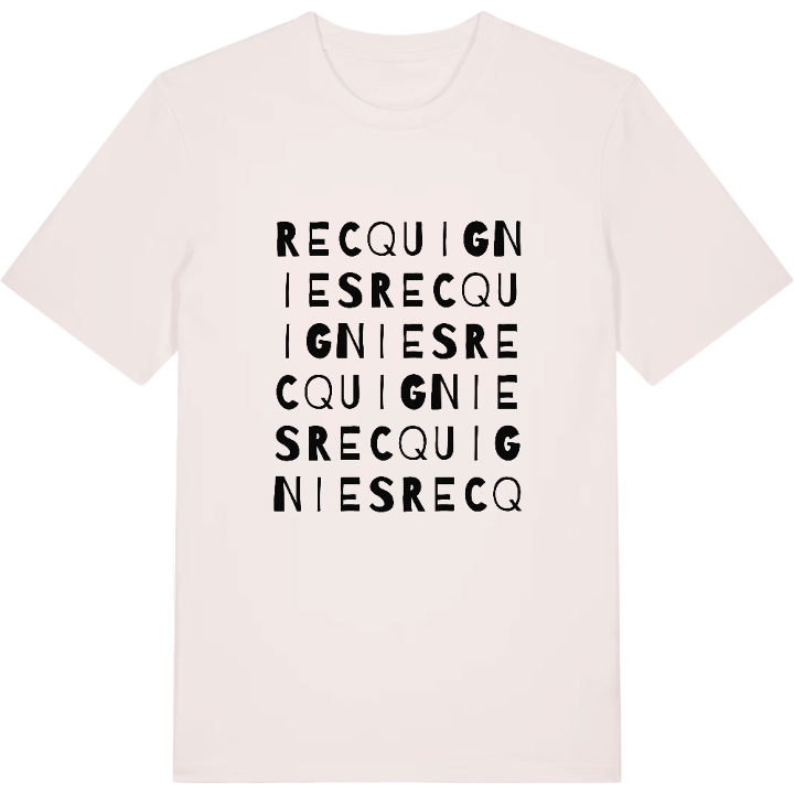 Recquignies wordplay t-shirt – t-shirt from PinShirt