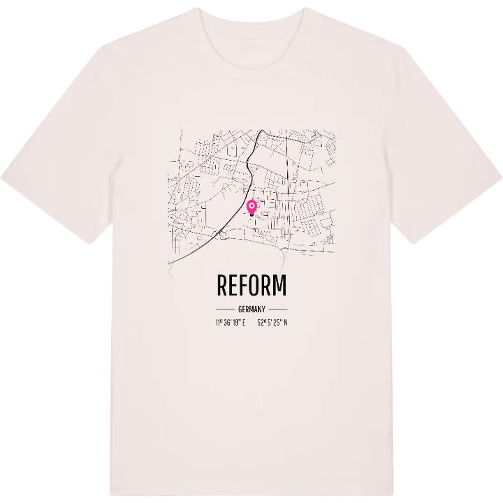 Reform map t-shirt – t-shirt from PinShirt