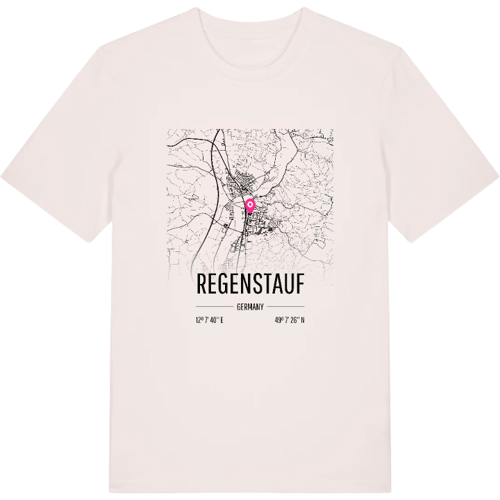 Regenstauf map t-shirt – t-shirt from PinShirt