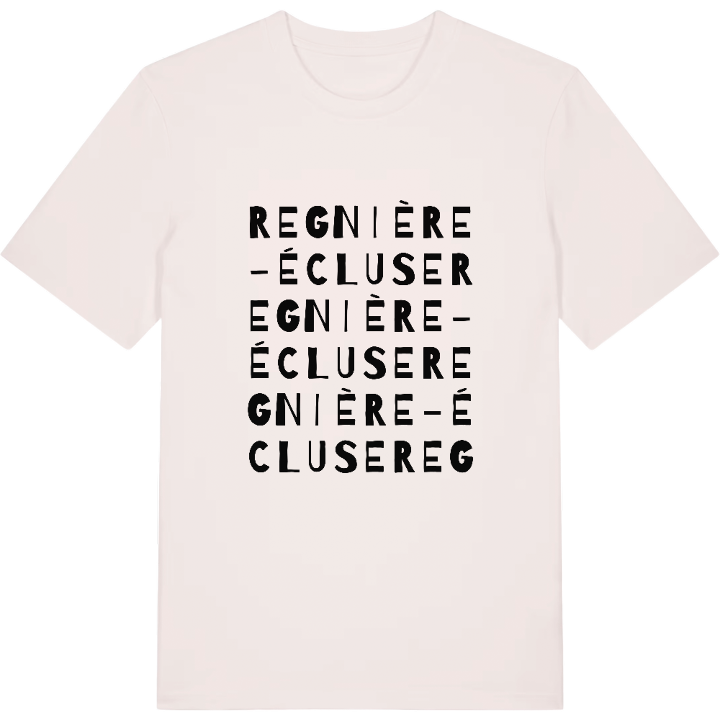 Regnière-Écluse wordplay t-shirt – t-shirt from PinShirt