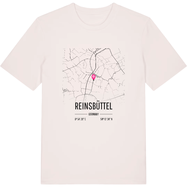Reinsbüttel map t-shirt – t-shirt from PinShirt