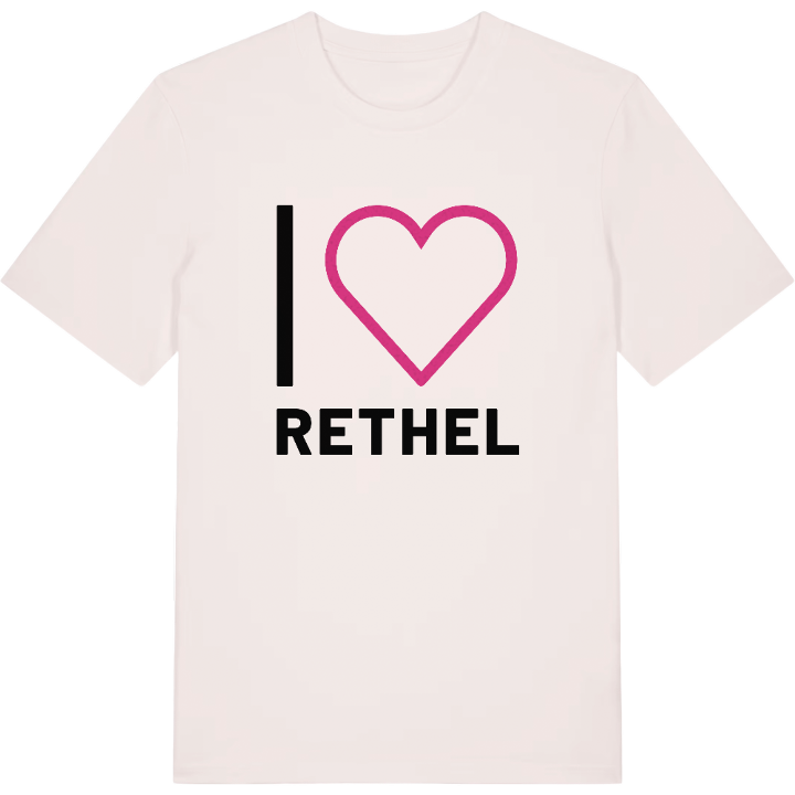 I love Rethel t-shirt large print – t-shirt from PinShirt