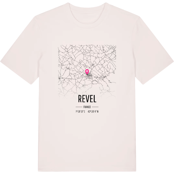 Revel map t-shirt – t-shirt from PinShirt