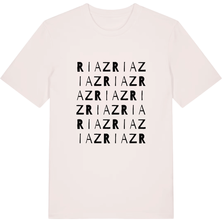 Riaz wordplay t-shirt – t-shirt from PinShirt