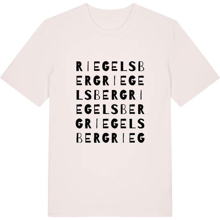 Riegelsberg wordplay t-shirt – t-shirt from PinShirt