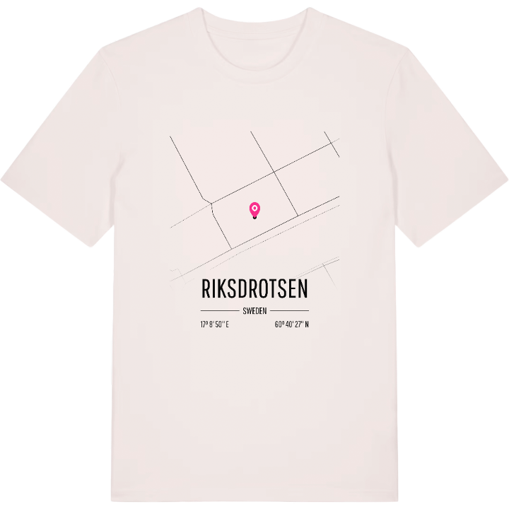 Riksdrotsen map t-shirt – t-shirt from PinShirt
