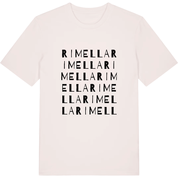Rimella wordplay t-shirt – t-shirt from PinShirt