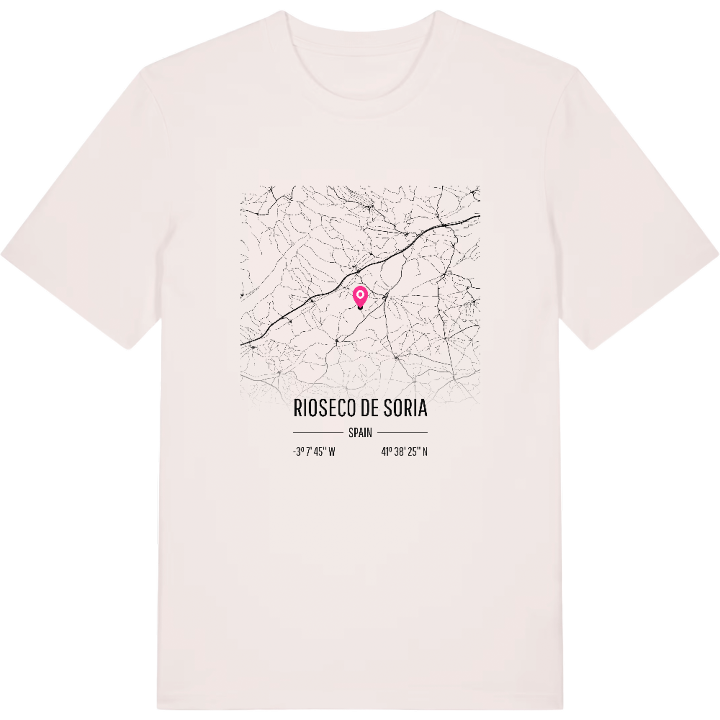 Rioseco de Soria map t-shirt – t-shirt from PinShirt