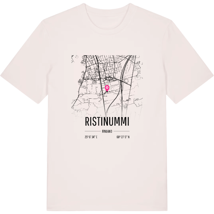Ristinummi map t-shirt – t-shirt from PinShirt