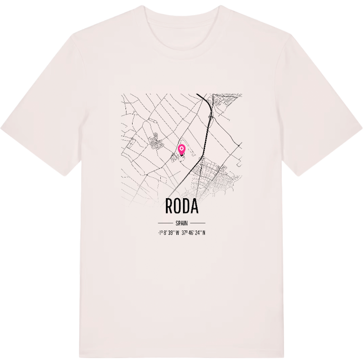 Roda map t-shirt – t-shirt from PinShirt