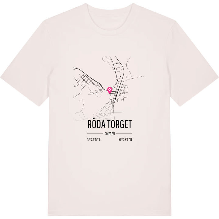 Röda torget map t-shirt – t-shirt from PinShirt