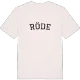 Röde böjd t-shirt