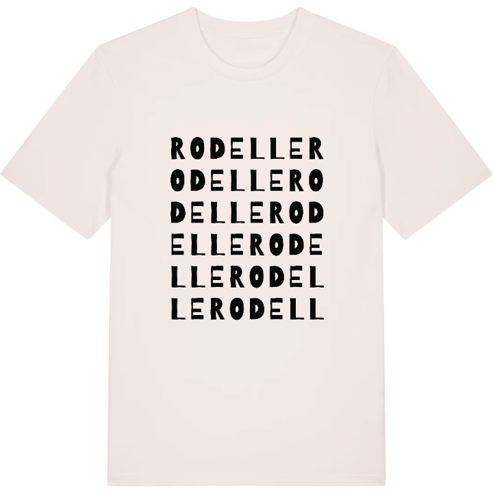 Rodelle wordplay t-shirt – t-shirt from PinShirt