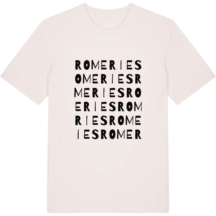 Romeries wordplay t-shirt – t-shirt from PinShirt