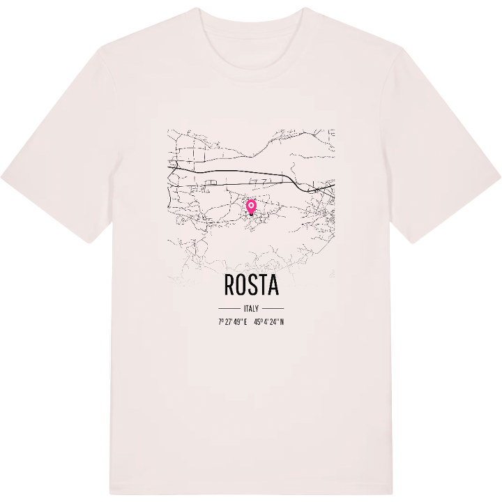 Rosta map t-shirt – t-shirt from PinShirt