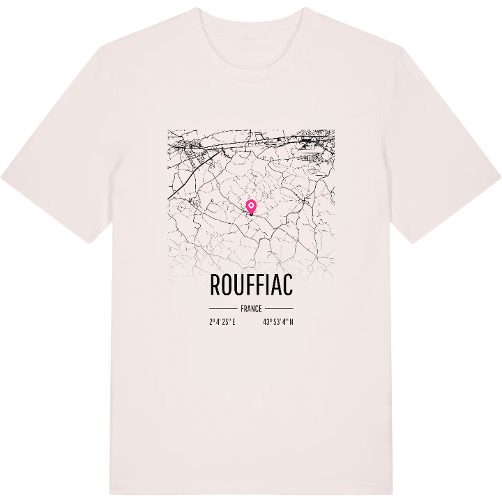 Rouffiac map t-shirt – t-shirt from PinShirt
