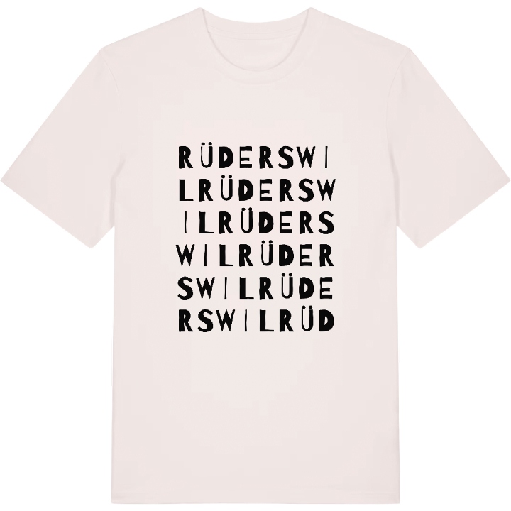 Rüderswil wordplay t-shirt – t-shirt from PinShirt
