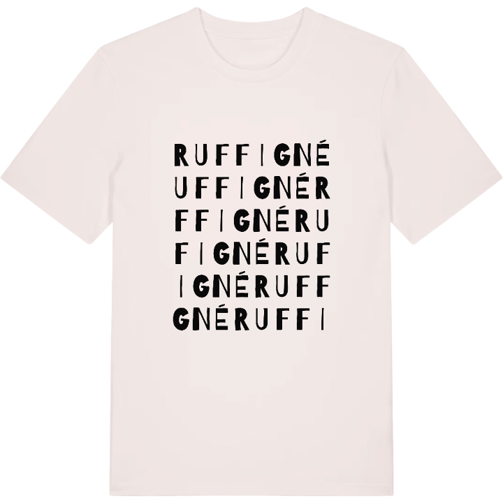 Ruffigné wordplay t-shirt – t-shirt from PinShirt