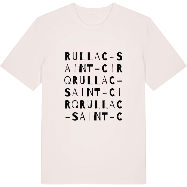 Rullac-Saint-Cirq wordplay t-shirt – t-shirt from PinShirt