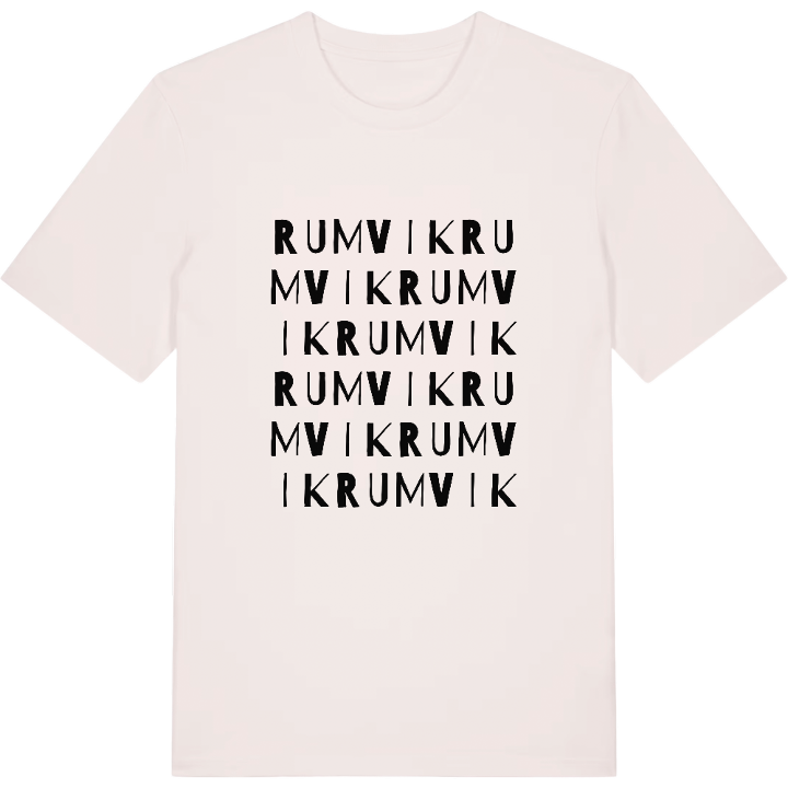 Rumvik wordplay t-shirt – t-shirt from PinShirt