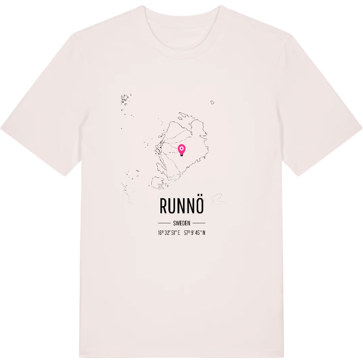 Runnö map t-shirt – t-shirt from PinShirt