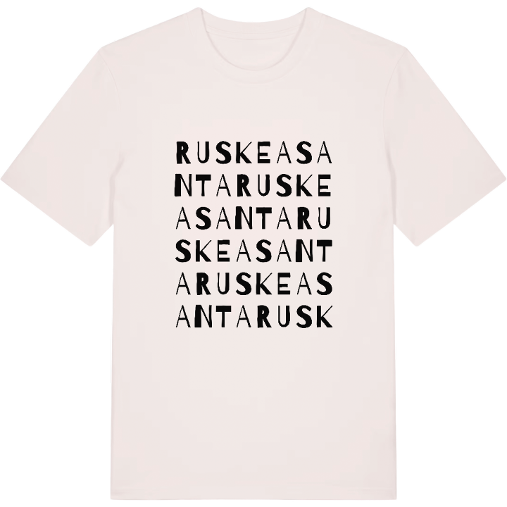 Ruskeasanta wordplay t-shirt – t-shirt from PinShirt