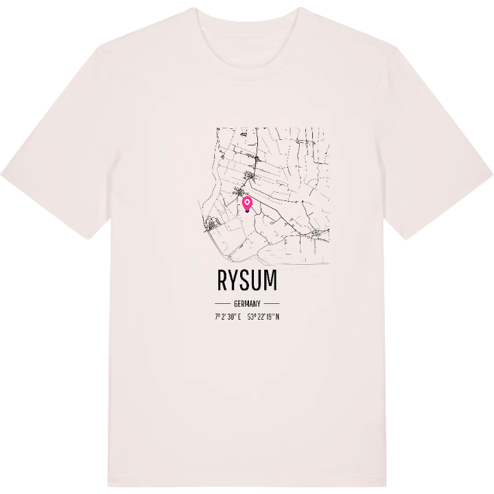 Rysum map t-shirt – t-shirt from PinShirt