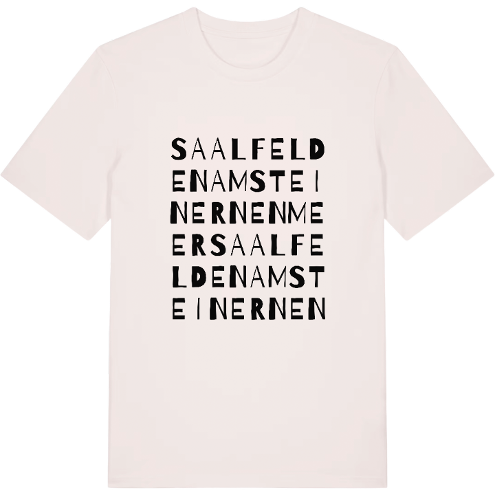 Saalfelden am Steinernen Meer wordplay t-shirt – t-shirt from PinShirt
