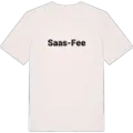Saas-Fee fetstil t-shirt