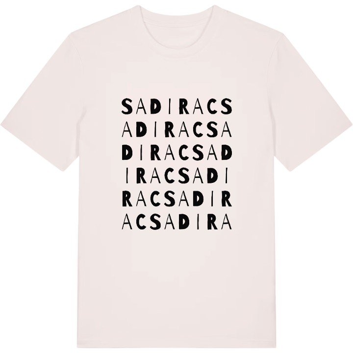 Sadirac wordplay t-shirt – t-shirt from PinShirt