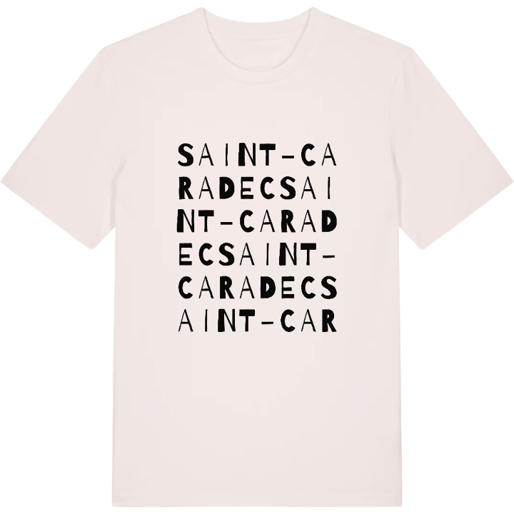Saint-Caradec wordplay t-shirt – t-shirt from PinShirt