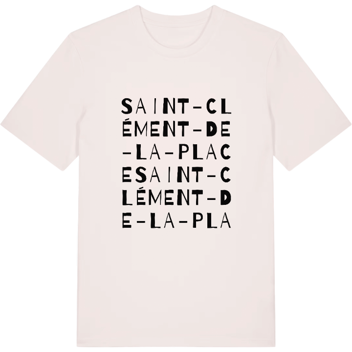 Saint-Clément-de-la-Place wordplay t-shirt – t-shirt from PinShirt