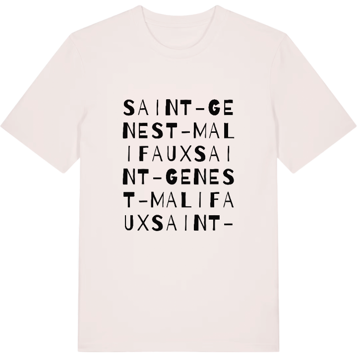Saint-Genest-Malifaux wordplay t-shirt – t-shirt from PinShirt