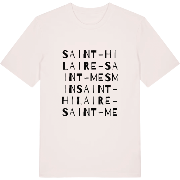 Saint-Hilaire-Saint-Mesmin wordplay t-shirt – t-shirt from PinShirt
