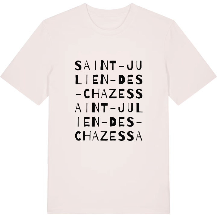 Saint-Julien-des-Chazes wordplay t-shirt – t-shirt from PinShirt