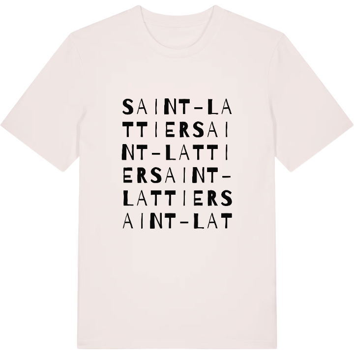 Saint-Lattier wordplay t-shirt – t-shirt from PinShirt