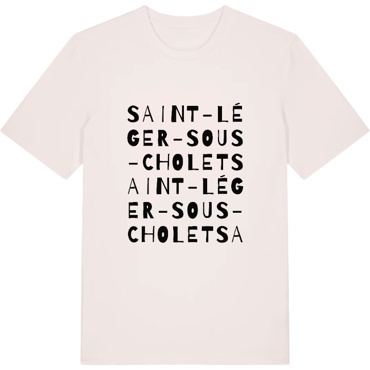 Saint-Léger-sous-Cholet wordplay t-shirt – t-shirt from PinShirt