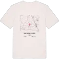 Saint-Martin-le-Châtel map t-shirt