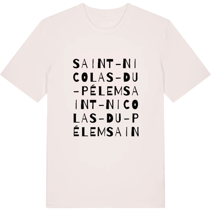 Saint-Nicolas-du-Pélem wordplay t-shirt – t-shirt from PinShirt