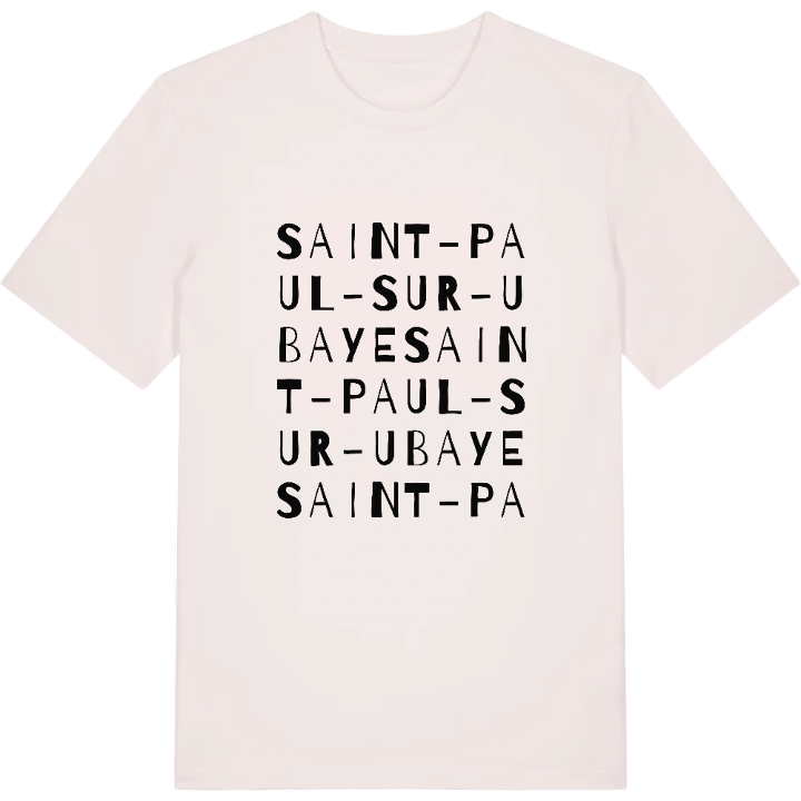 Saint-Paul-sur-Ubaye wordplay t-shirt – t-shirt from PinShirt