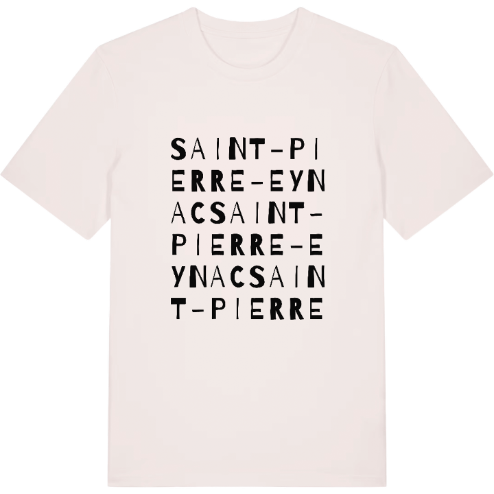 Saint-Pierre-Eynac wordplay t-shirt – t-shirt from PinShirt