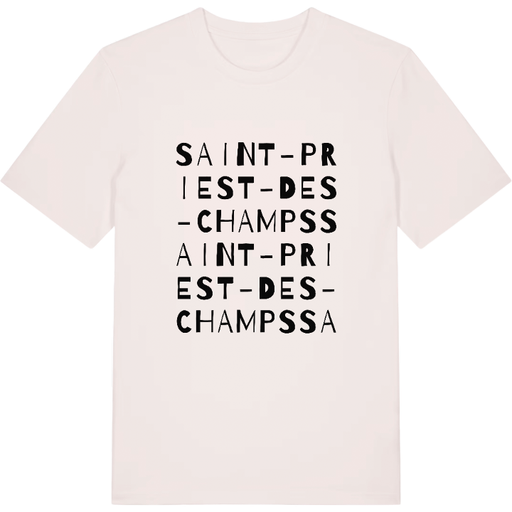Saint-Priest-des-Champs wordplay t-shirt – t-shirt from PinShirt