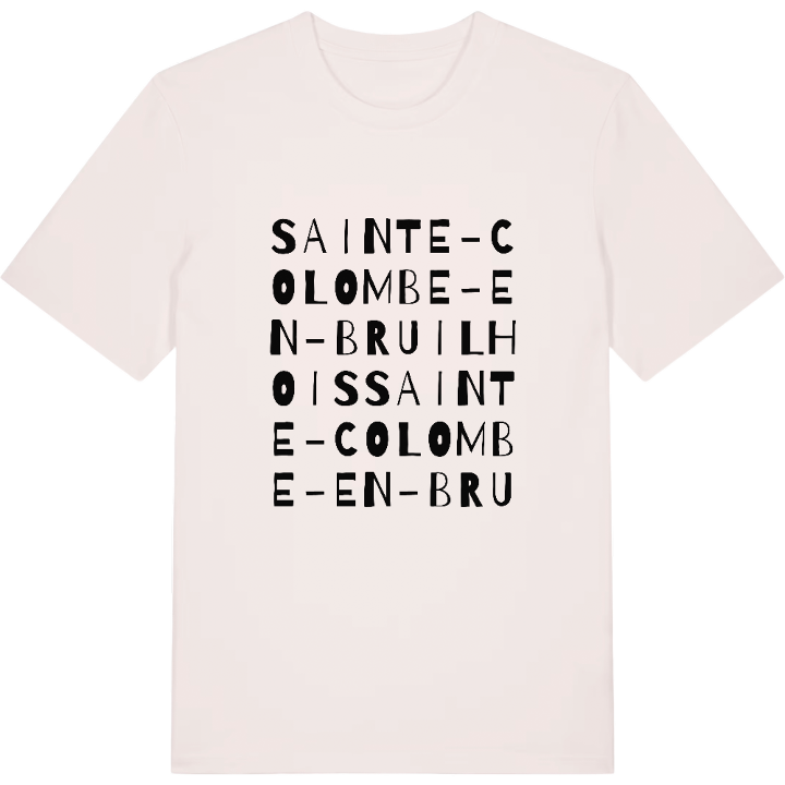Sainte-Colombe-en-Bruilhois wordplay t-shirt – t-shirt from PinShirt